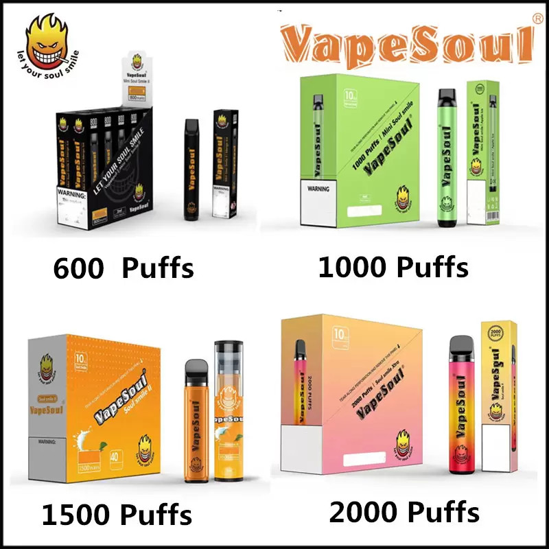 Genuine Vapesoul iTsuwa Mini Soul Smile Disposable Pens Vape E-cigarettes 600 800 1000 1500 2000 Puffs Prefilled Pod Recharge Battery Amigo Free To Europe USA
Genuine Vapesoul iTsuwa Mini Soul Smile Disposable Pens Vape E-cigarettes 600 800 1000 1500 2000 Puffs Prefilled Pod Recharge Battery Amigo Free To Europe USA