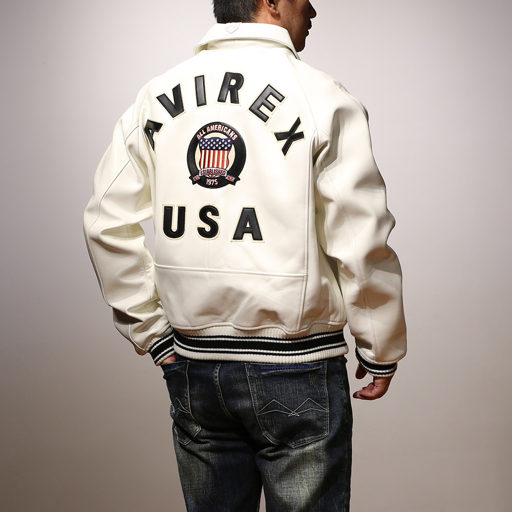 USA size genuine leather Leisure sports AVIREX bomber Jacket white thick sheepskin 1.5mm, Sky blue
USA size genuine leather Leisure sports AVIREX bomber Jacket white thick sheepskin 1.5mm, Sky blue