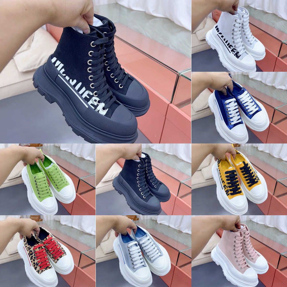Luxury Designer Women Men Tread Slick Boots Leather Canvas Lace-up Rubber Round Toes Platform Genuine Leathers Lining Fashion Graffiti shoes, Mcqngt102511
Luxury Designer Women Men Tread Slick Boots Leather Canvas Lace-up Rubber Round Toes Platform Genuine Leathers Lining Fashion Graffiti shoes, Mcqngt102511