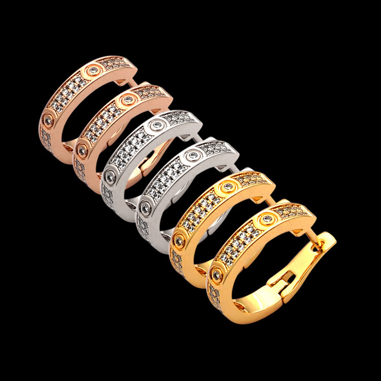 Factory Wholesale fashion Full Drill Gypsophila Stainless Steel Double Row Drill Ear Buckles Couple Gifts
Factory Wholesale fashion Full Drill Gypsophila Stainless Steel Double Row Drill Ear Buckles Couple Gifts