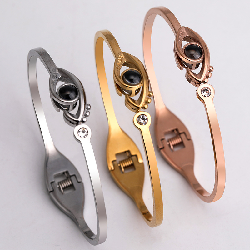 Evil Eye Bracelet Bangles I Love You 100 Languages Projective Bangle The Memory of Love Jewelry Gift
Evil Eye Bracelet Bangles I Love You 100 Languages Projective Bangle The Memory of Love Jewelry Gift