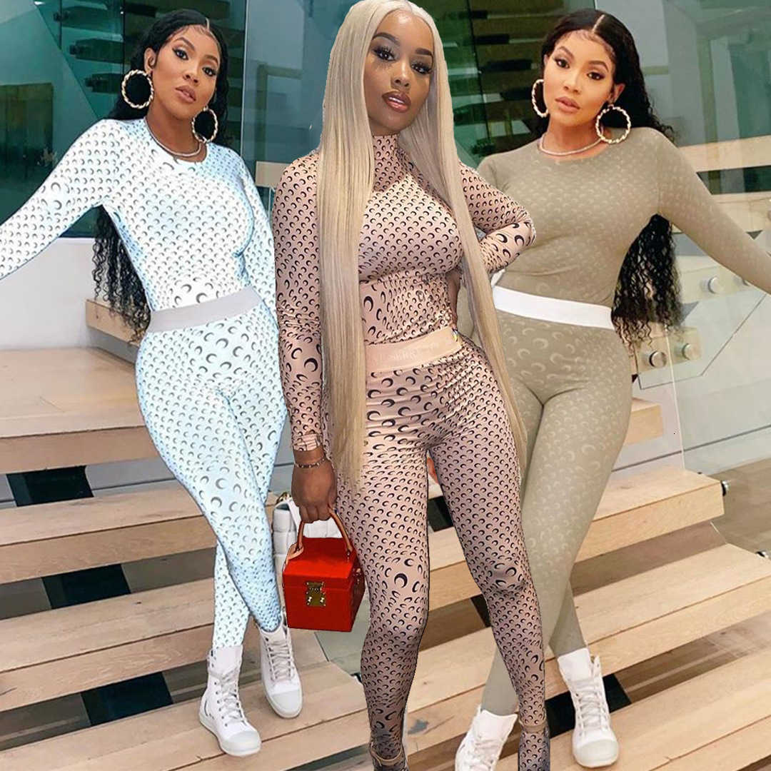 Women's Two Piece Pants cl6093 European and American Fashion long sleeve sexy women's moon pattern elastic waist tight-fitting two-piece suit, 2r
Women's Two Piece Pants cl6093 European and American Fashion long sleeve sexy women's moon pattern elastic waist tight-fitting two-piece suit, 2r
