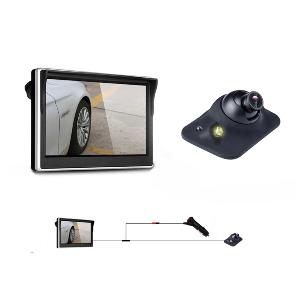 5 inch screen 800 480 Car Monitor with HD Car Camera Use for Right side Rearview monitoring
5 inch screen 800 480 Car Monitor with HD Car Camera Use for Right side Rearview monitoring
