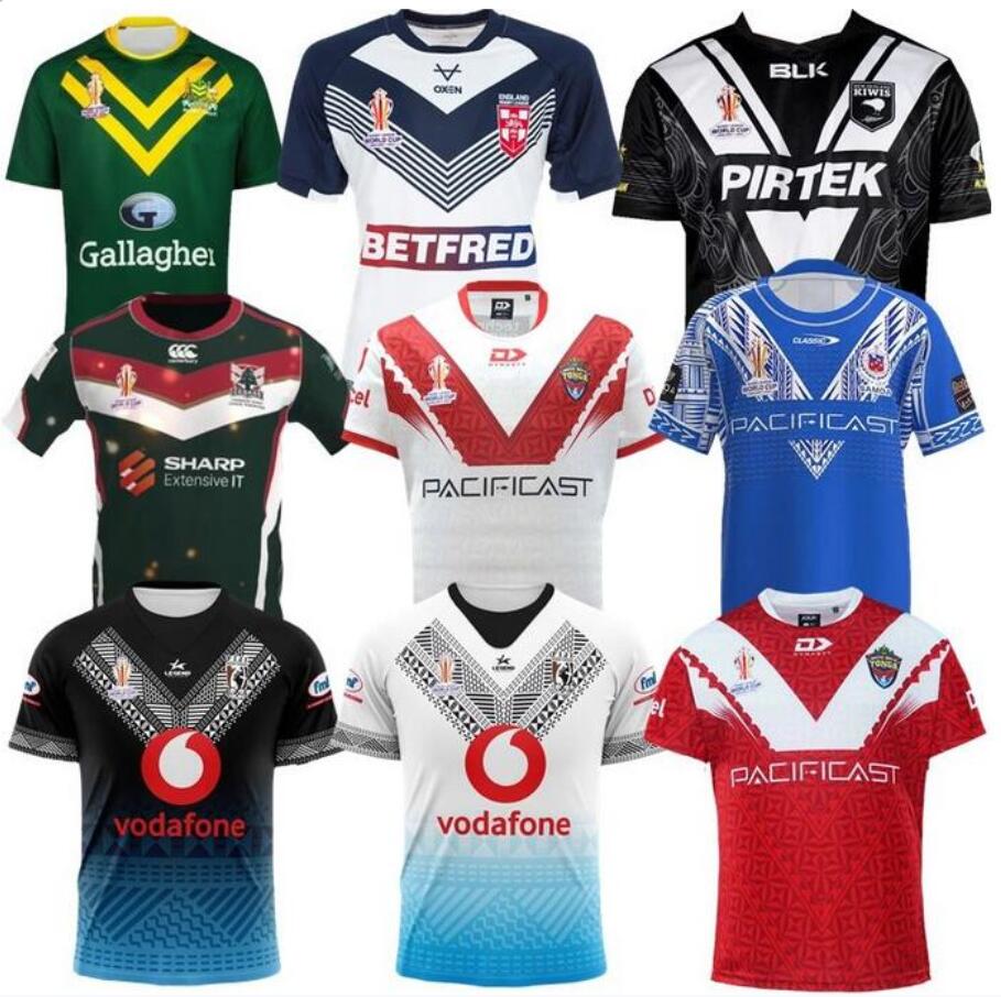 

2022 2023 Australia KANGAROO Rugby league Jerseys world cup 22 23 FIJI KIWIS Tonga RLWC Samoa Scotland Samoa home away shirts Size S