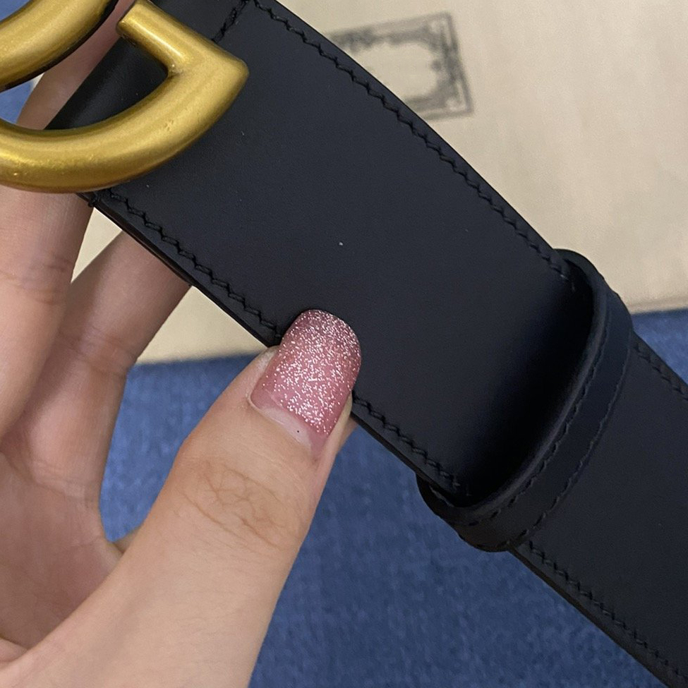 Belt ladies belt 2xG 40MM lady wastband leather official high end replica counter T0P quality waistband European womans and mens belts designer Premium with box 072