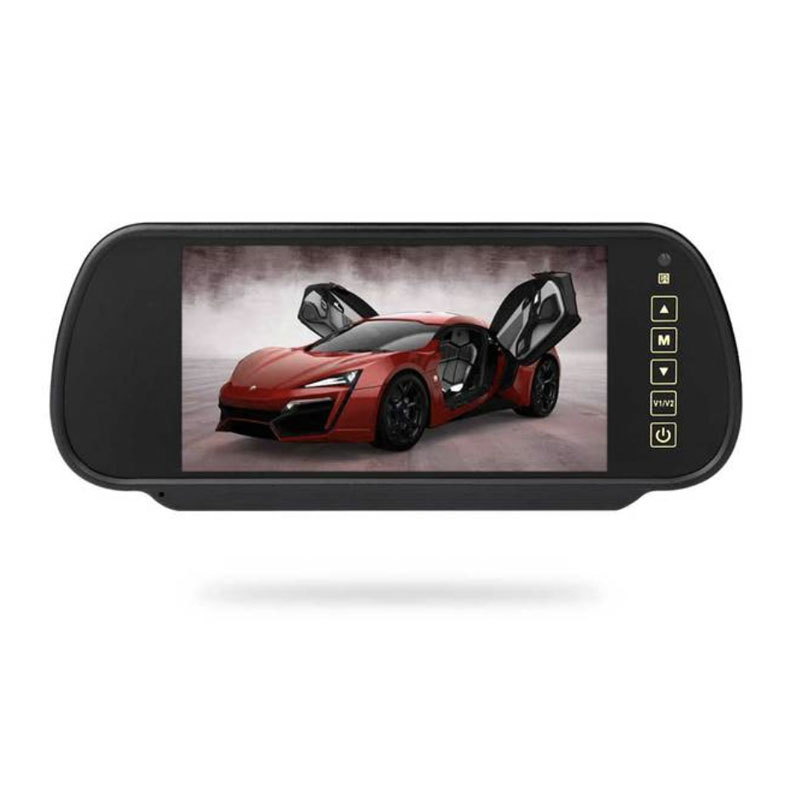 Reverse Parking System 7 inch TFT LCD Screen Car Monitor Rearview Backup Mirror with Night Vision Rearview Camera