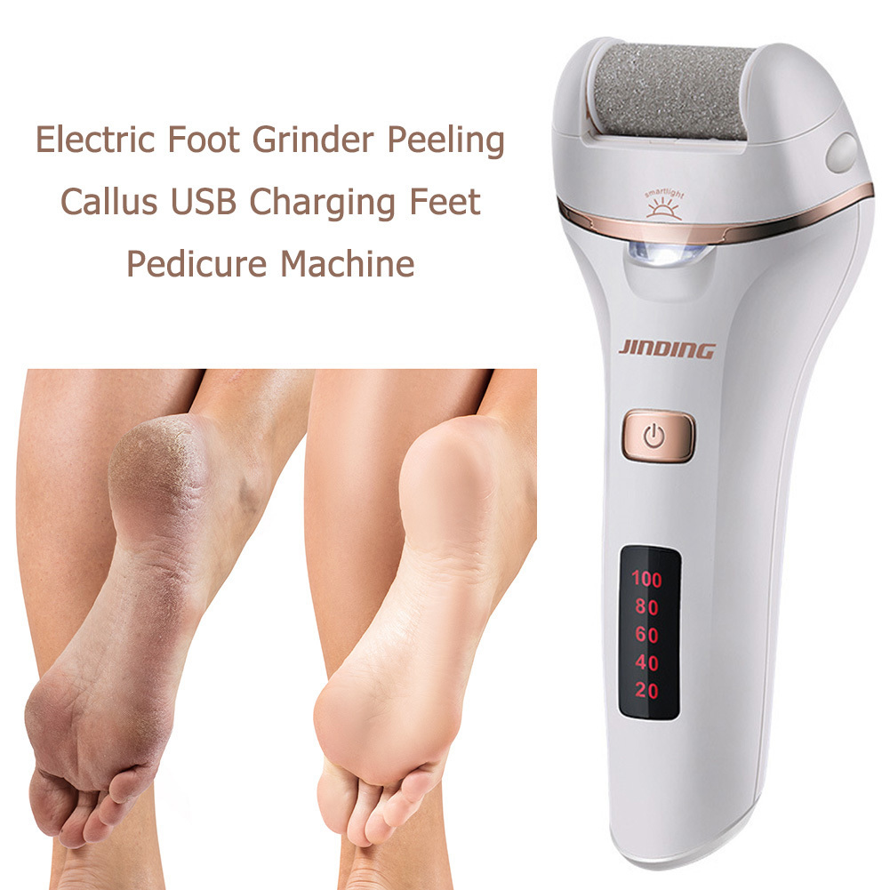 Foot Treatment Electric Foot File Grinder Dead Dry Skin Callus Remover Rechargeable Feet Pedicure Tool Foot Care Tools for Hard Cracked Clean 221027