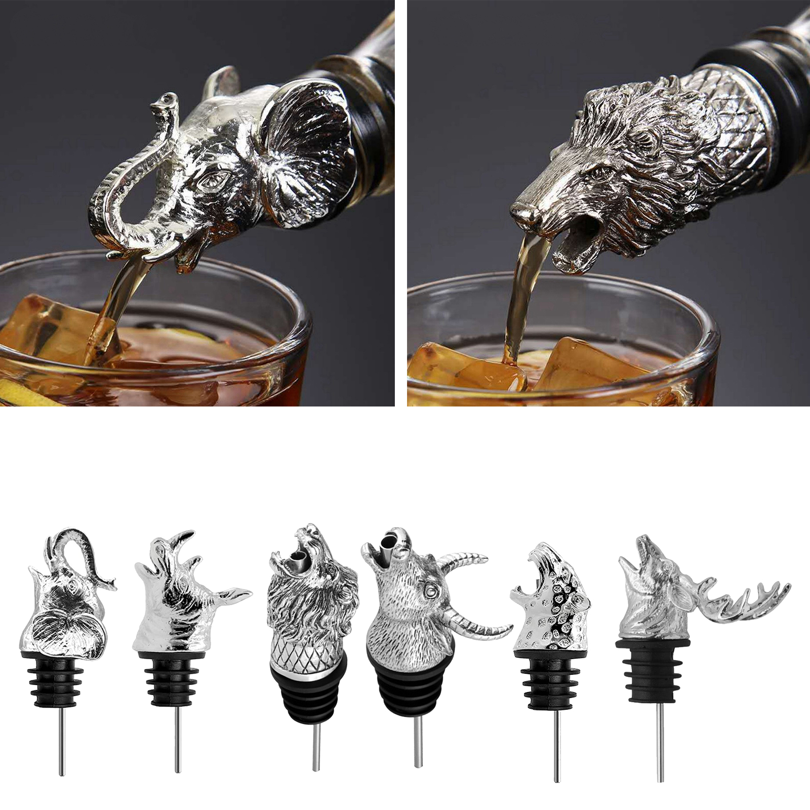 Bar Tools Animal Head Wine Pourer Spout Bottle Stopper For Deer Drop Delivery 2022 Smtat
Bar Tools Animal Head Wine Pourer Spout Bottle Stopper For Deer Drop Delivery 2022 Smtat