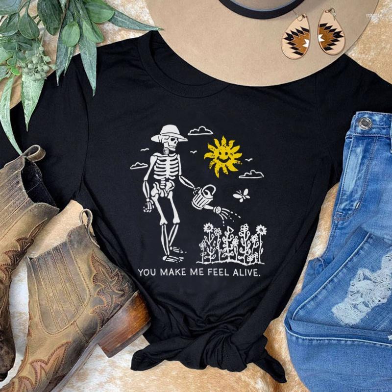 Women's T Shirts Women's Plant Lover Skeleton Printed Female Funny T-shirt Women Vintage Cute Garden Shirt Halloween Graphic Tees, Black
Women's T Shirts Women's Plant Lover Skeleton Printed Female Funny T-shirt Women Vintage Cute Garden Shirt Halloween Graphic Tees, Black
