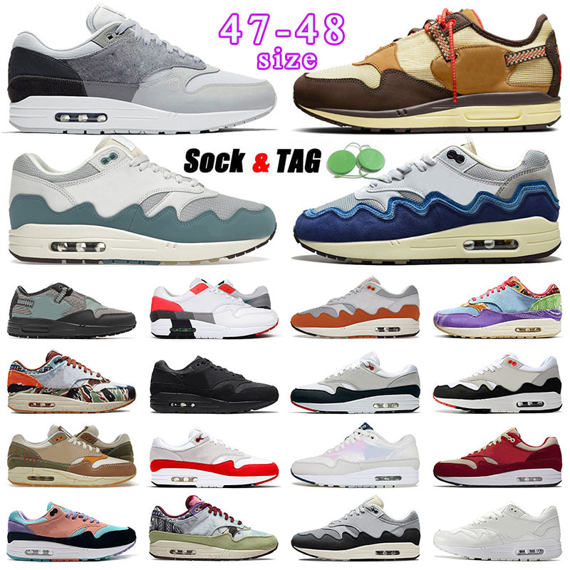AirMax1 Running Shoes Patta Waves Fashion For Mens Womens Size US12 US13 Eur46 47 Noies Aqua Monarch Elephant Rush Maroon Triple Black Ville Lumiere Sneaker Trainers, B02 36-45
AirMax1 Running Shoes Patta Waves Fashion For Mens Womens Size US12 US13 Eur46 47 Noies Aqua Monarch Elephant Rush Maroon Triple Black Ville Lumiere Sneaker Trainers, B02 36-45
