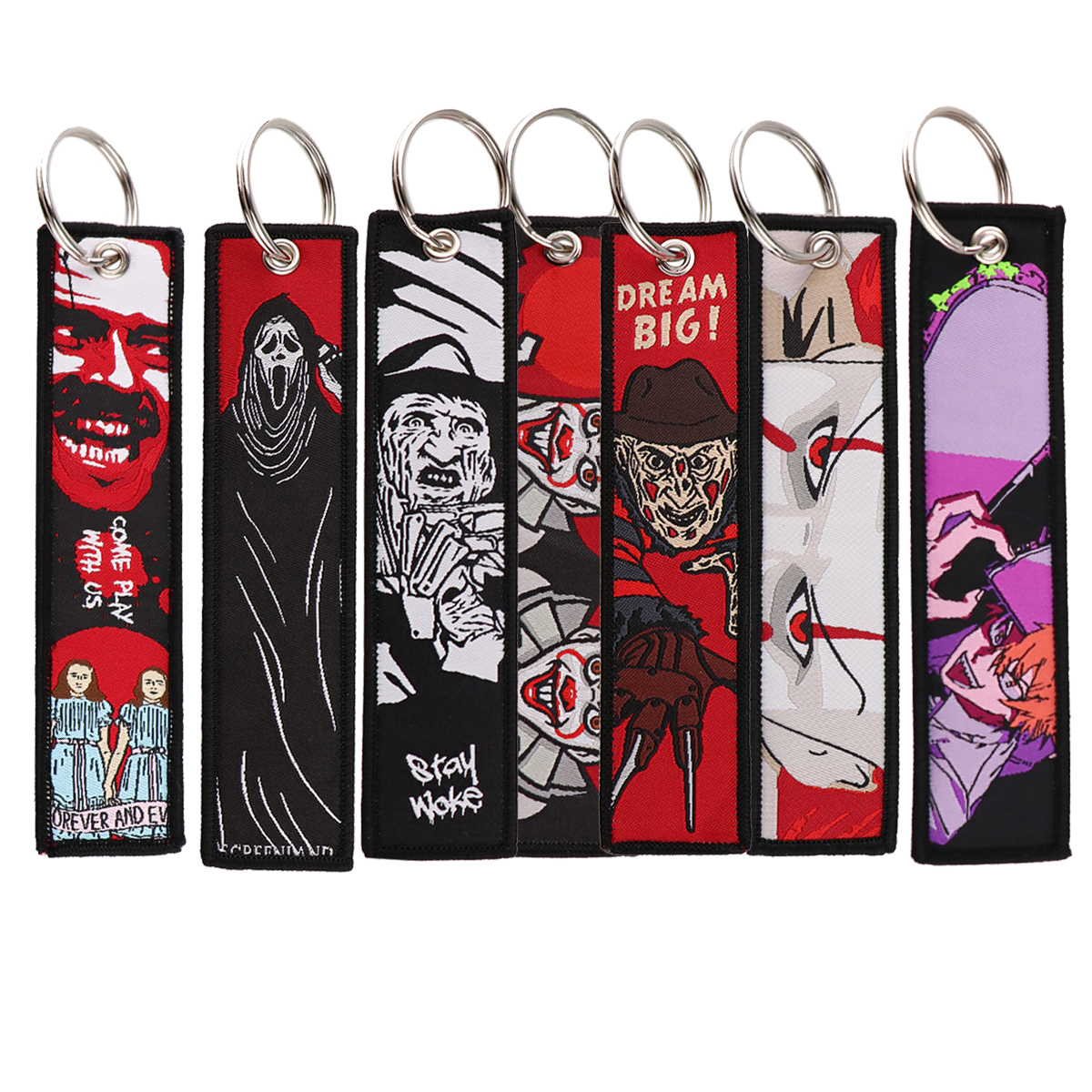 Keychains Lanyards Halloween Horror Movie New Embroidery Key Fobs Tag For Motorcycles Cars Backpack Chaveiro Keychain Fashion Ring G Smtvr
Keychains Lanyards Halloween Horror Movie New Embroidery Key Fobs Tag For Motorcycles Cars Backpack Chaveiro Keychain Fashion Ring G Smtvr