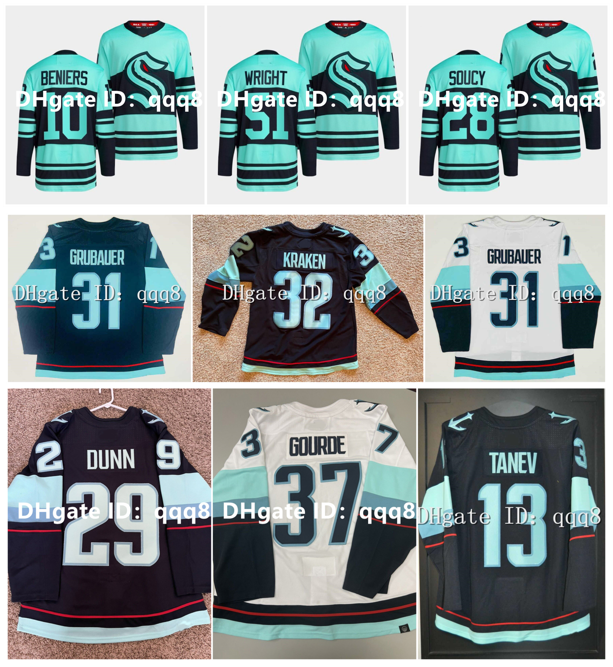 2022 Reverse Retro Oliver Bjorkstrand Hockey Jersey Kraken Andre Burakovsky Yanni Gourde Eberle Philipp Grubauer Jared McCann Jaden Schwartz Beniers, Men
2022 Reverse Retro Oliver Bjorkstrand Hockey Jersey Kraken Andre Burakovsky Yanni Gourde Eberle Philipp Grubauer Jared McCann Jaden Schwartz Beniers, Men