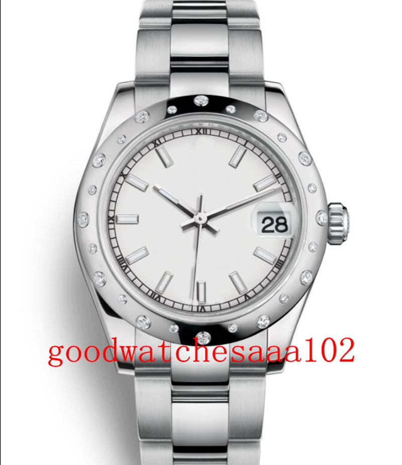 new version Women's Fashion Wristwatches 18k white gold Fine steel with diamonds 31mm Red Black Dial 178344 Automatic 2813 Movement Luxury Ladies Watche
new version Women's Fashion Wristwatches 18k white gold Fine steel with diamonds 31mm Red Black Dial 178344 Automatic 2813 Movement Luxury Ladies Watche