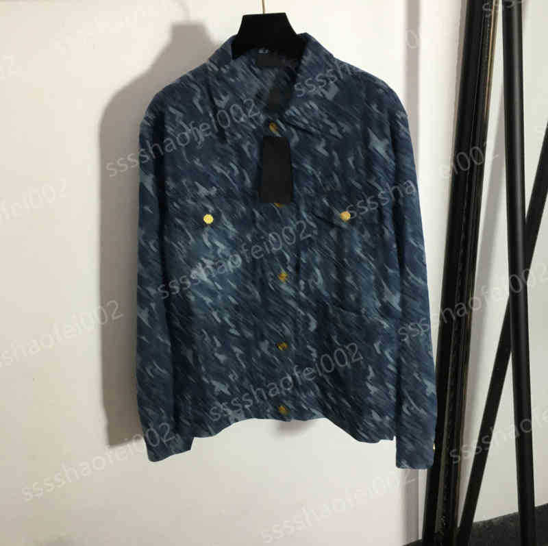 Luxury Womens Jackets Fashion Brand Fd All Over Logo Lettering Jacquard Blue Denim Jacket Tops Designer Women Clothing Size S- 0912, 22
Luxury Womens Jackets Fashion Brand Fd All Over Logo Lettering Jacquard Blue Denim Jacket Tops Designer Women Clothing Size S- 0912, 22