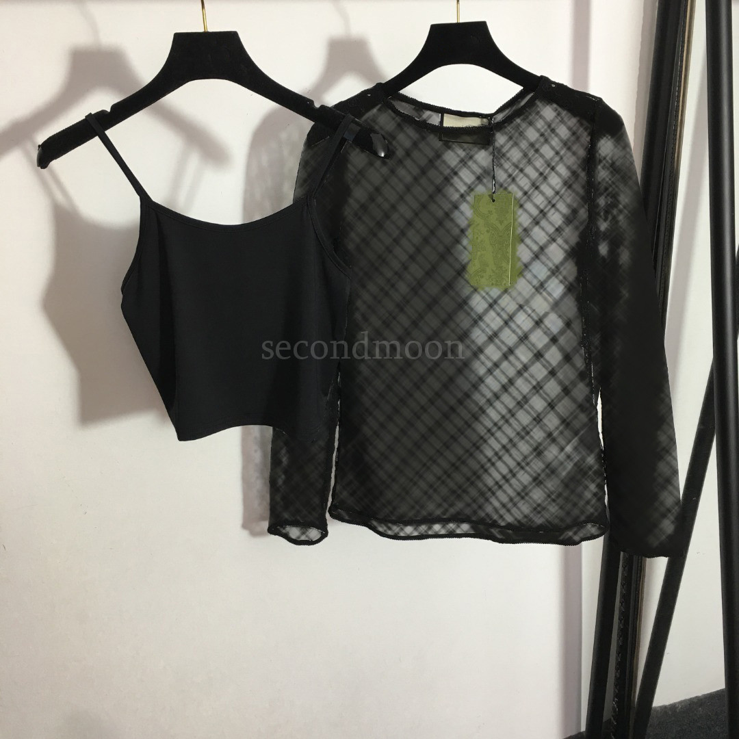 Women Mesh T Shirts Letter Embroidery Designer Tee Sexy Breathable Tees Woman Classic Jacquard Tops, Black
Women Mesh T Shirts Letter Embroidery Designer Tee Sexy Breathable Tees Woman Classic Jacquard Tops, Black