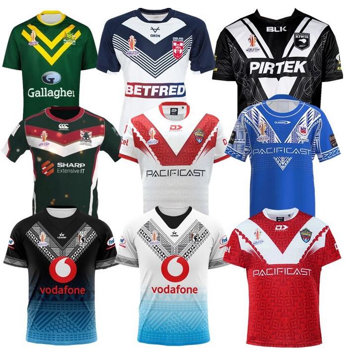 

2022 2023 Australia KANGAROO Rugby league Jerseys world cup 22 23 FIJI engLANDS KIWIS Tonga RLWC Samoa Scotland Samoa home away shirts Size S