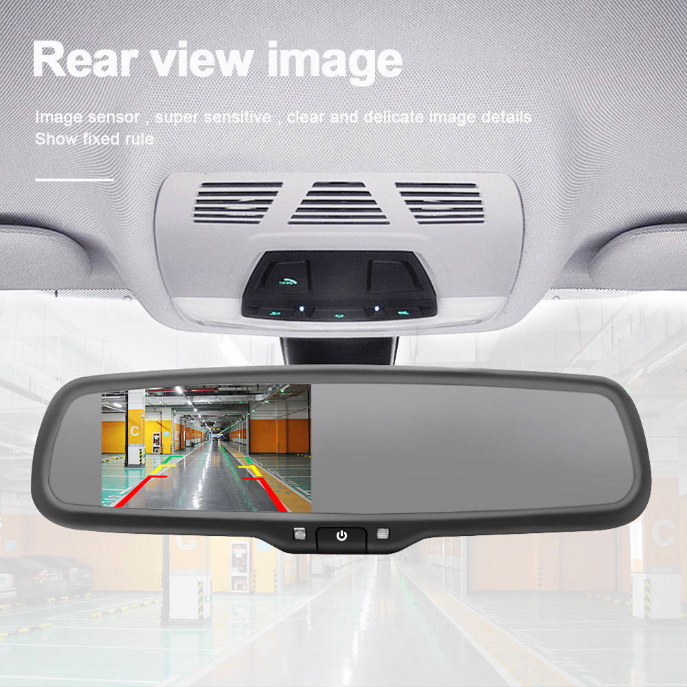 4.3 Inch LCD Car Video Rearview Mirror TFT Monitor with Original Special Bracket Screen Auto Rear view Mirrors