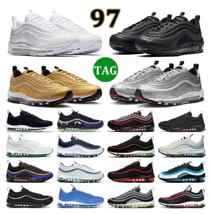 97s Og Running Shoes Trainers Sports Sneakers Red Black Triple White Reflective Bred Game Royal Bullet Sier 97 Classic Men Women Aurora, 17
97s Og Running Shoes Trainers Sports Sneakers Red Black Triple White Reflective Bred Game Royal Bullet Sier 97 Classic Men Women Aurora, 17
