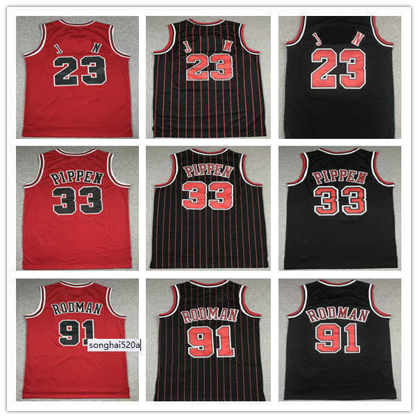 Mitchell and Ness Basketball Scottie Pippen Jersey 33 Dennis Rodman 91 Michael 23 Team Red White Stripe Black Vintage High Quality''nba''jersey
Mitchell and Ness Basketball Scottie Pippen Jersey 33 Dennis Rodman 91 Michael 23 Team Red White Stripe Black Vintage High Quality''nba''jersey
