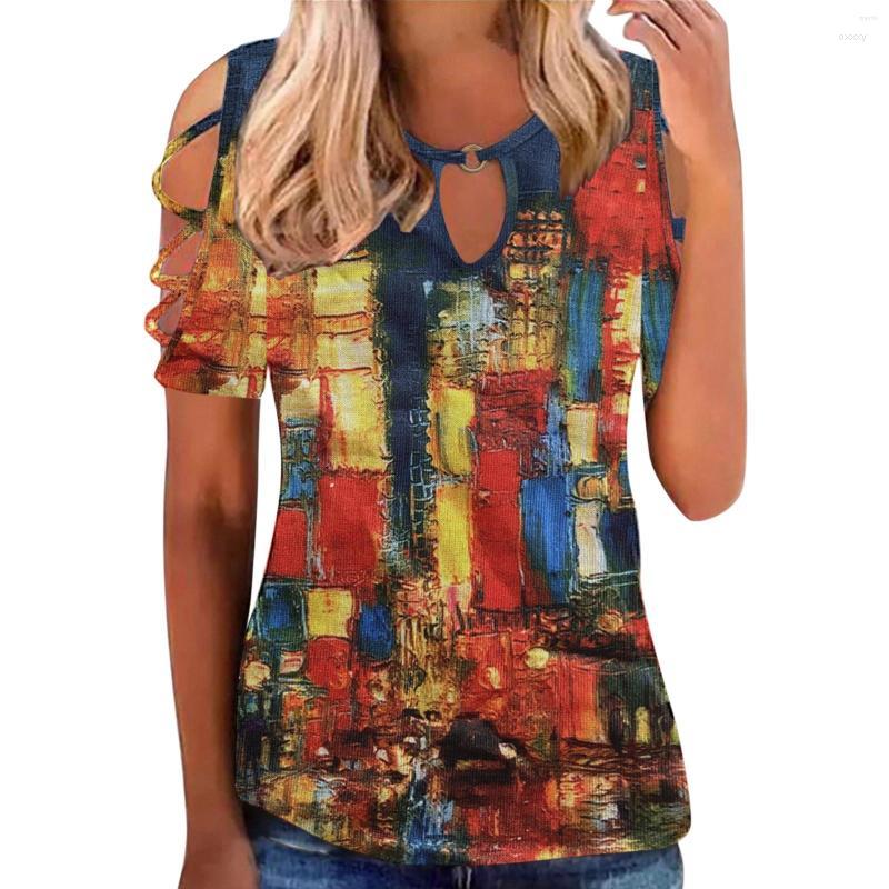 Women' T Shirts Women' Casual Crewneck Hollow Out Short Sleeve T-shirt For Women Summer Clothes Printed Tee Shirt Office Lady Loose, Ye
Women' T Shirts Women' Casual Crewneck Hollow Out Short Sleeve T-shirt For Women Summer Clothes Printed Tee Shirt Office Lady Loose, Ye