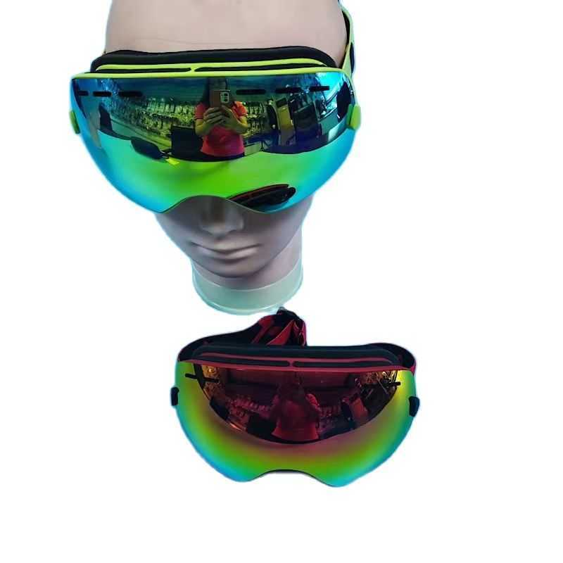Ski Goggles New Adult/Children Goggs Doub Layers UV400 Anti-fog Big Mask ing Snow Men Women Snowboard L221022