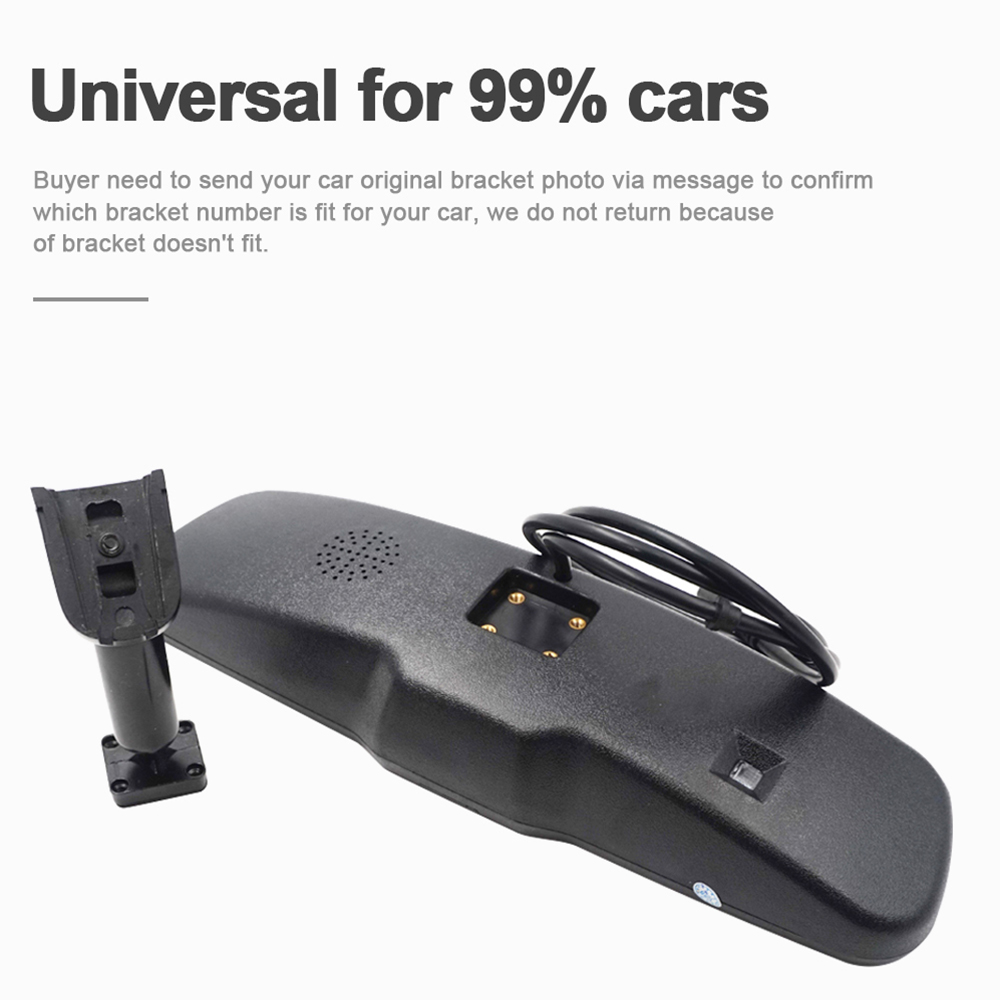 4.3 Inch LCD Car Video Rearview Mirror TFT Monitor with Original Special Bracket Screen Auto Rear view Mirrors