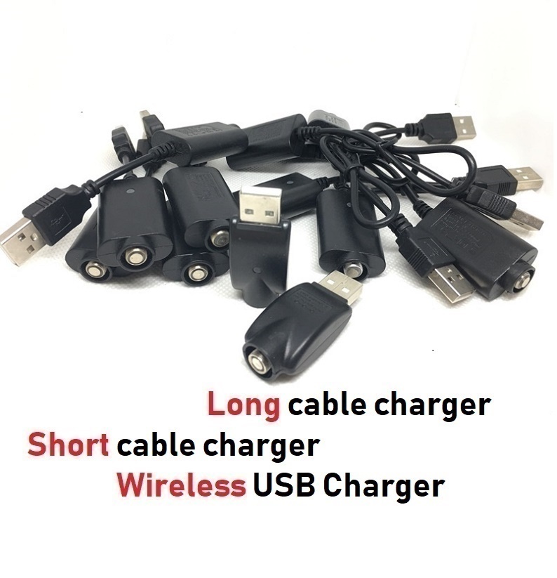 Hot Ego USB Charger Electronic Cigarette E Cig Wireless Chargers Short / Long Cable For 510 thread EVOD Vision Spinner 2 3 Mini Battery
Hot Ego USB Charger Electronic Cigarette E Cig Wireless Chargers Short / Long Cable For 510 thread EVOD Vision Spinner 2 3 Mini Battery