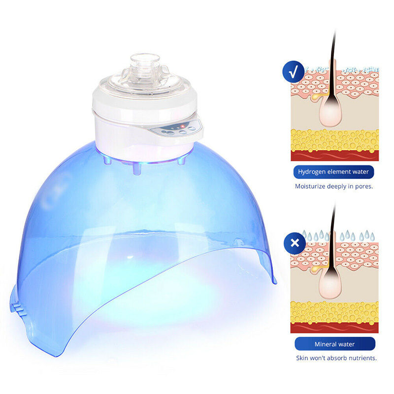 Oxygen Jet Multifunction Korea Hydrogen Therapy Oxygen Mask Beauty Spray Moisturizing Element LED Red Blue Spectrometer Photon PDT Beauty