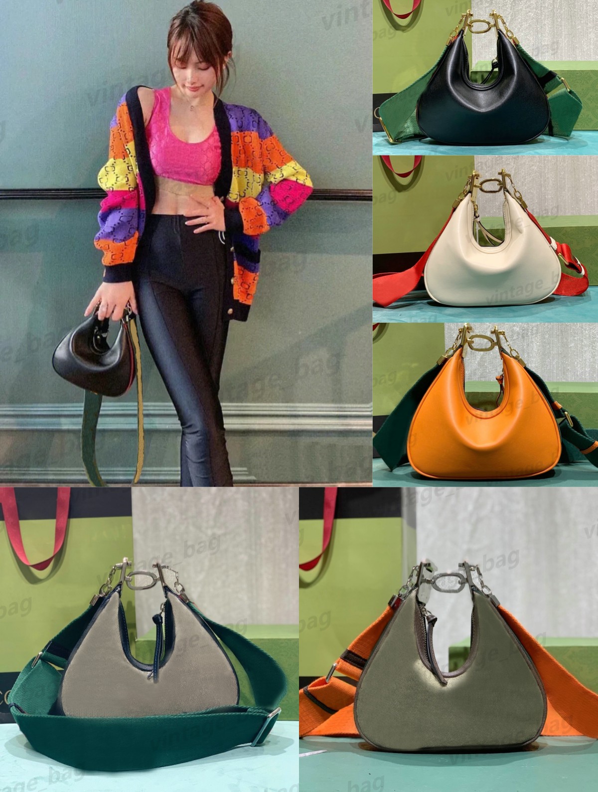 Cross Body Attache hobos Half Moon PM MM bag Crossbdoy Shoulder Handbag Underarm Tote dumpling Purse Vintage Canavs OX horn shape carrier ba, Black
Cross Body Attache hobos Half Moon PM MM bag Crossbdoy Shoulder Handbag Underarm Tote dumpling Purse Vintage Canavs OX horn shape carrier ba, Black