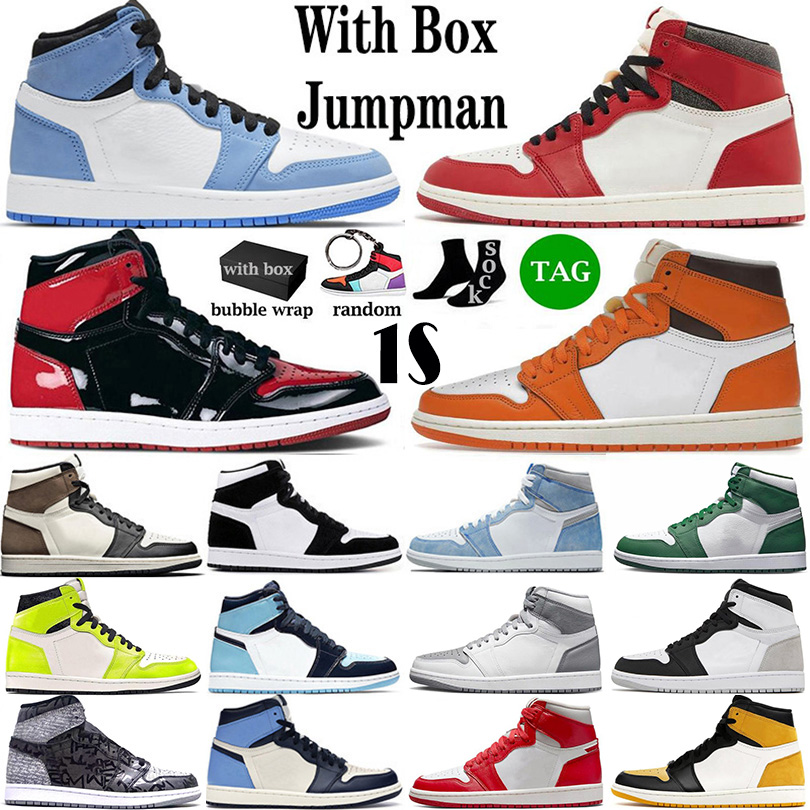 With Box Jumpman 1 1s Mens Basketball Shoes Rebellionaire Heritage Bordeaux Bred Patent Hyper Royal University Blue Obsidian Dark Mocha, 28
With Box Jumpman 1 1s Mens Basketball Shoes Rebellionaire Heritage Bordeaux Bred Patent Hyper Royal University Blue Obsidian Dark Mocha, 28