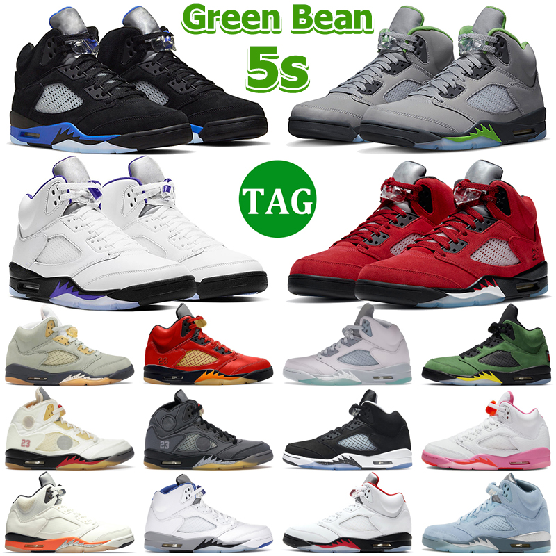 2023 5 Basketball Shoes Men 5s Green Bean Dark Concord Racer Blue Raging Bull Red Jade Horizon Easter Sail UNC Mens Trainers Outdoor Sports JORDAM
2023 5 Basketball Shoes Men 5s Green Bean Dark Concord Racer Blue Raging Bull Red Jade Horizon Easter Sail UNC Mens Trainers Outdoor Sports JORDAM