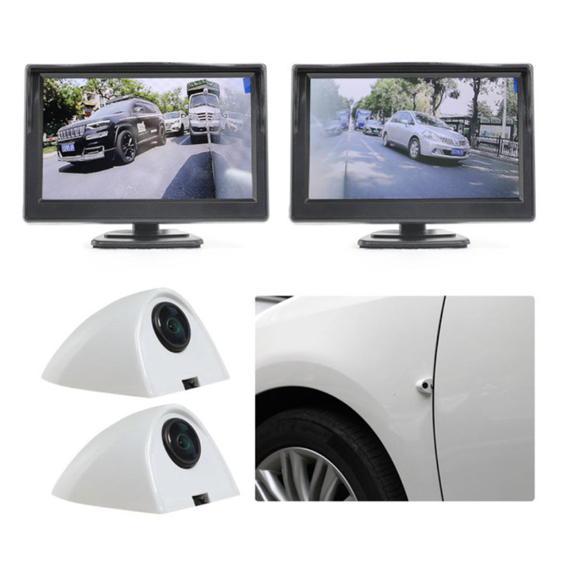 5 Inch Mirror Monitor Car Digital Side View System with 720P Camera Blind Spot HD Monitor Waterproof Auto Accessories C251017