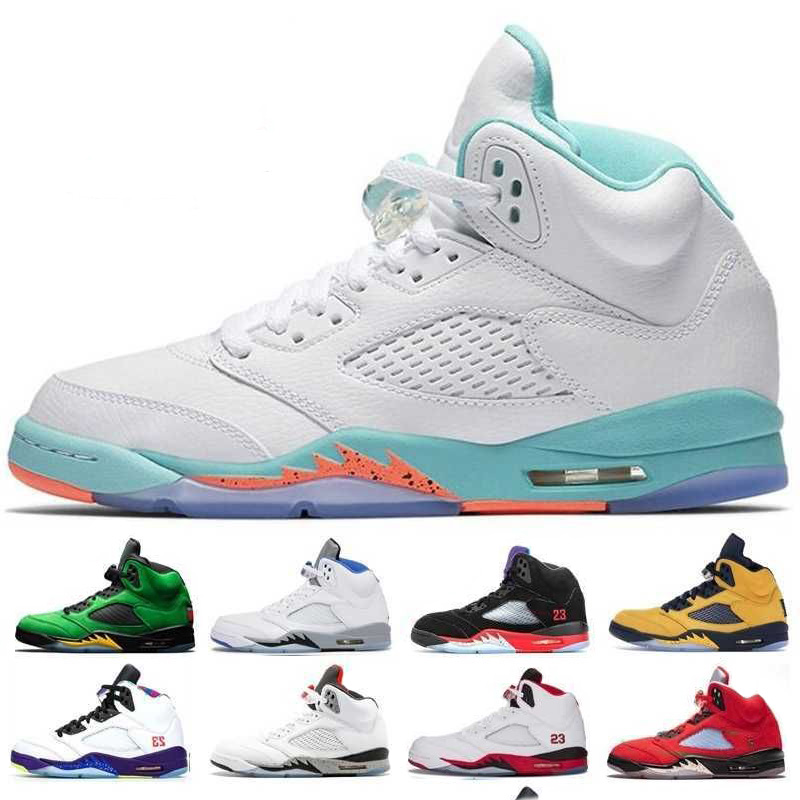 Light Aqua 5s Shoes for men OG Black Metallic Hyper Royal White Cement Alternate Fire Red mens Trainers Sneakers, 3#
Light Aqua 5s Shoes for men OG Black Metallic Hyper Royal White Cement Alternate Fire Red mens Trainers Sneakers, 3#