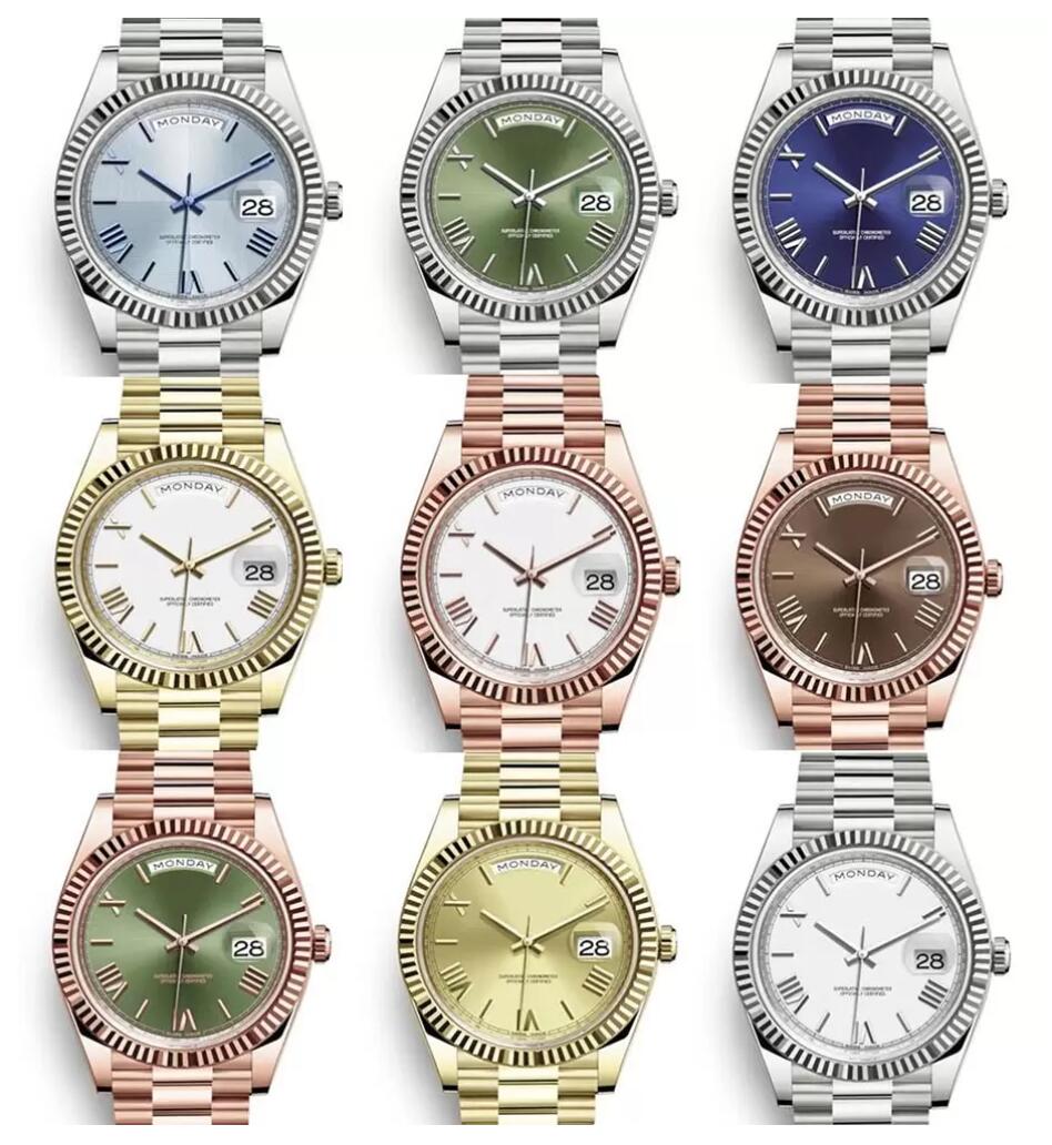 Luxury fashion classic waterproof mens Daydate watch Roman numerals Sapphire 41MM week calendar stainless steel casual business automatic machine watches
Luxury fashion classic waterproof mens Daydate watch Roman numerals Sapphire 41MM week calendar stainless steel casual business automatic machine watches