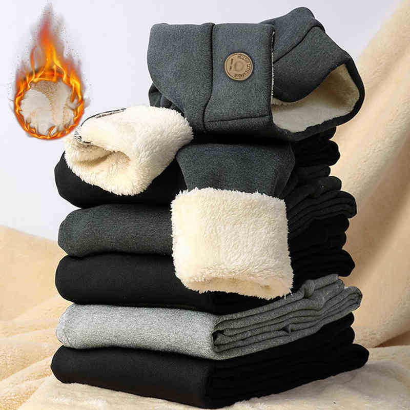 Women's Warm Leggings Soft with Fleece Thermal Pants Gray High Waist Leggings Skinny Thick Velvet Winter Leggings for Women H1221