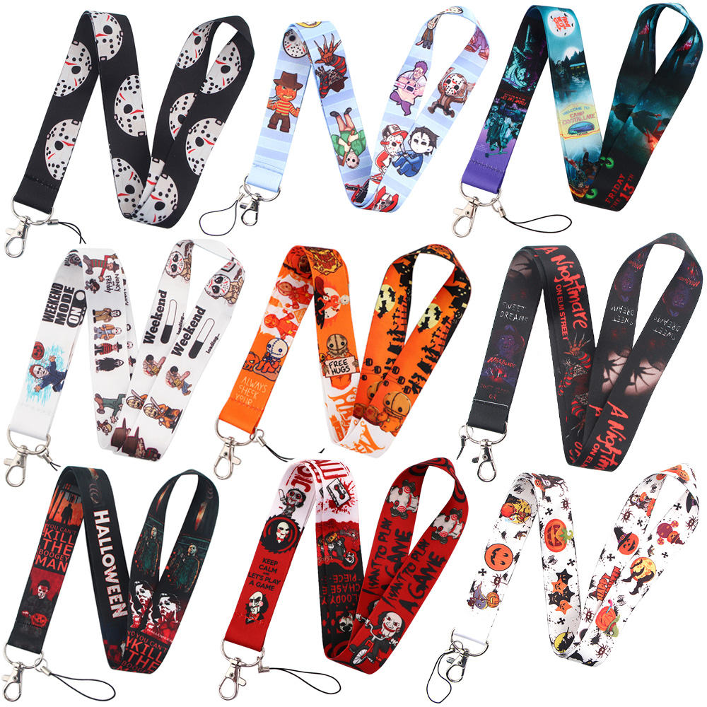 Keychains Lanyards Horror Killers Ghost Pumpkin Lanyard Keys Usb Phone Hang Rope Id Card Badge Holder Diy Keychain Neck Straps Hallo Smtvr
Keychains Lanyards Horror Killers Ghost Pumpkin Lanyard Keys Usb Phone Hang Rope Id Card Badge Holder Diy Keychain Neck Straps Hallo Smtvr