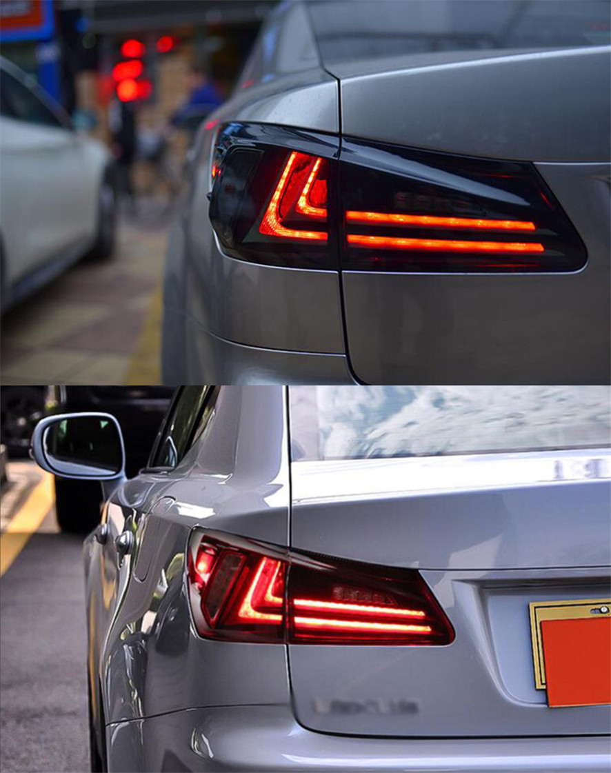 Tail Light For Lexus IS is250 is300 2006-2012 Taillights Rear Lamp LED DRL Running Signal Brake Reversing Parking light Facelift