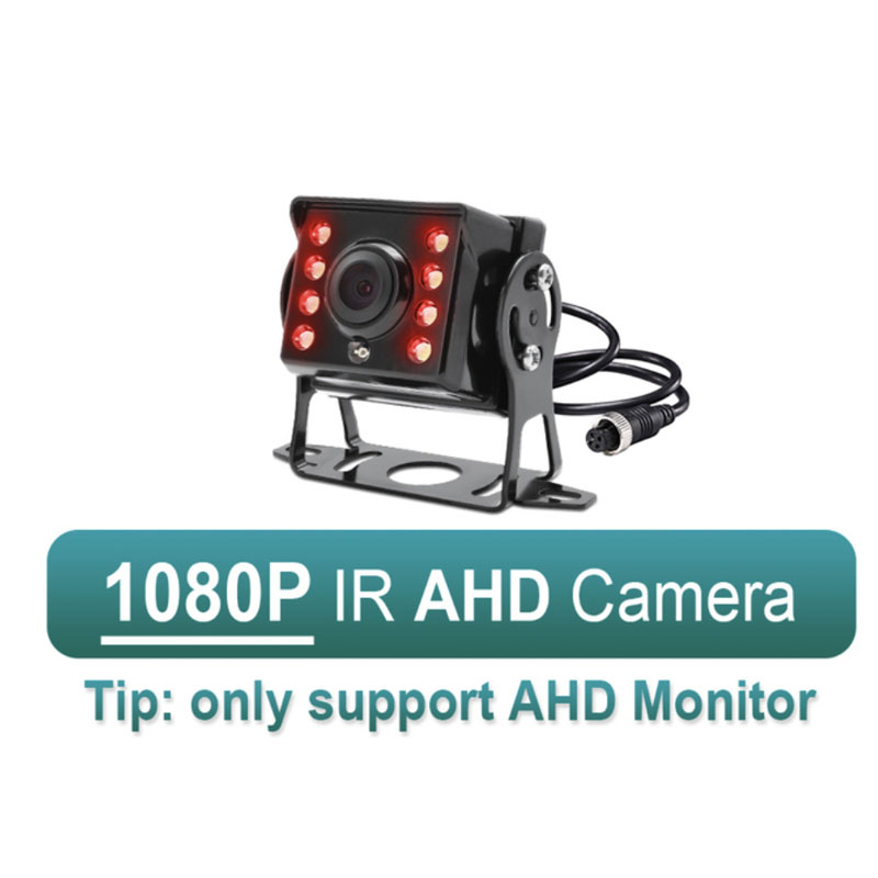 7 inch AHD 1080P IR Rear View Camera Truck Waterproof High Definition Vehicle IPS Monitor Sunshade For Car Bus