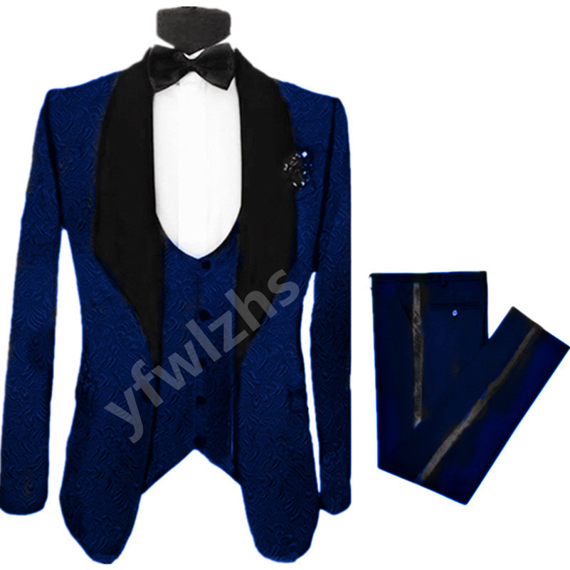 Custom-made Groom Tuxedos Embossing Men Suits Shawl Lapel Groomsmen Wedding/Prom/Dinner Man Blazer Jacket Pants Tie Vest M189, Same as image
Custom-made Groom Tuxedos Embossing Men Suits Shawl Lapel Groomsmen Wedding/Prom/Dinner Man Blazer Jacket Pants Tie Vest M189, Same as image