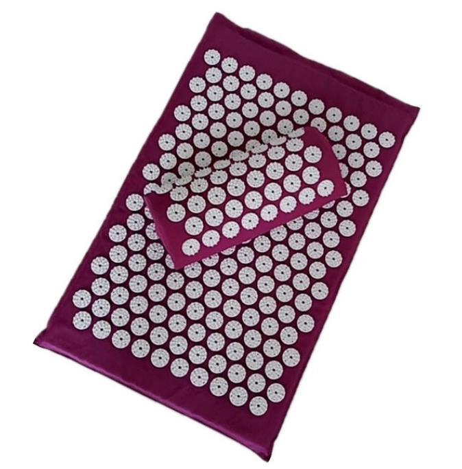 Back Massager appro62x38cmCushion Acupressure Relieve Body Pain Spike Mat Acupuncture Massage Yoga Cushion 221101