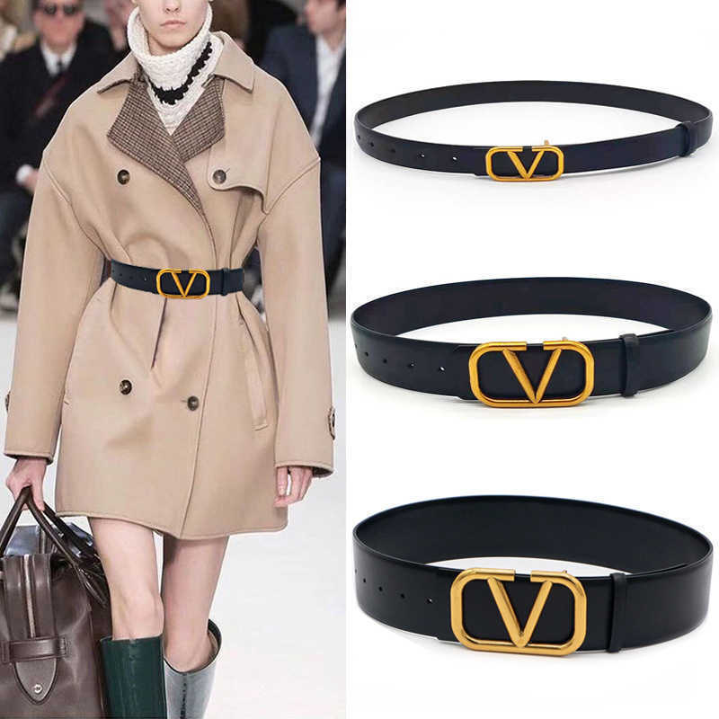 Belts Small V letter buckle leather women's dress wide and narrow decorative belt with skirt seal temperament waist closure, Black
Belts Small V letter buckle leather women's dress wide and narrow decorative belt with skirt seal temperament waist closure, Black