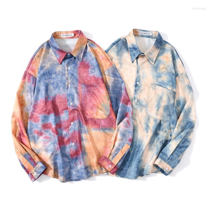 Men' Casual Shirts Men' 2022 Autumn Vintage Gradient Men Blouse Korean Oversized Long Sleeve Tops And Shirt Hip Hop Harajuku, Blue
Men' Casual Shirts Men' 2022 Autumn Vintage Gradient Men Blouse Korean Oversized Long Sleeve Tops And Shirt Hip Hop Harajuku, Blue
