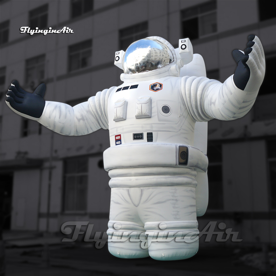 Giant Inflatable Astronaut Balloon White Spaceman Model Air Blow Up Half Cosmonaut For Carnival Stage Decoration