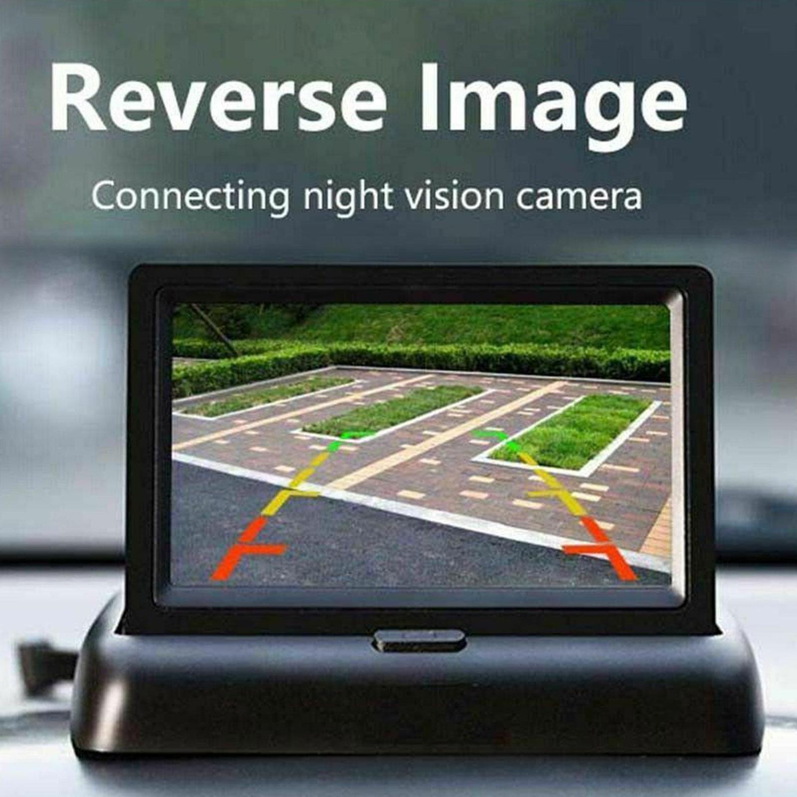 5.0" Car Video Monitor Screen Reverse Camera TFT LCD Display HD Digital Color 5.0 Inch Screen Parking Assistance