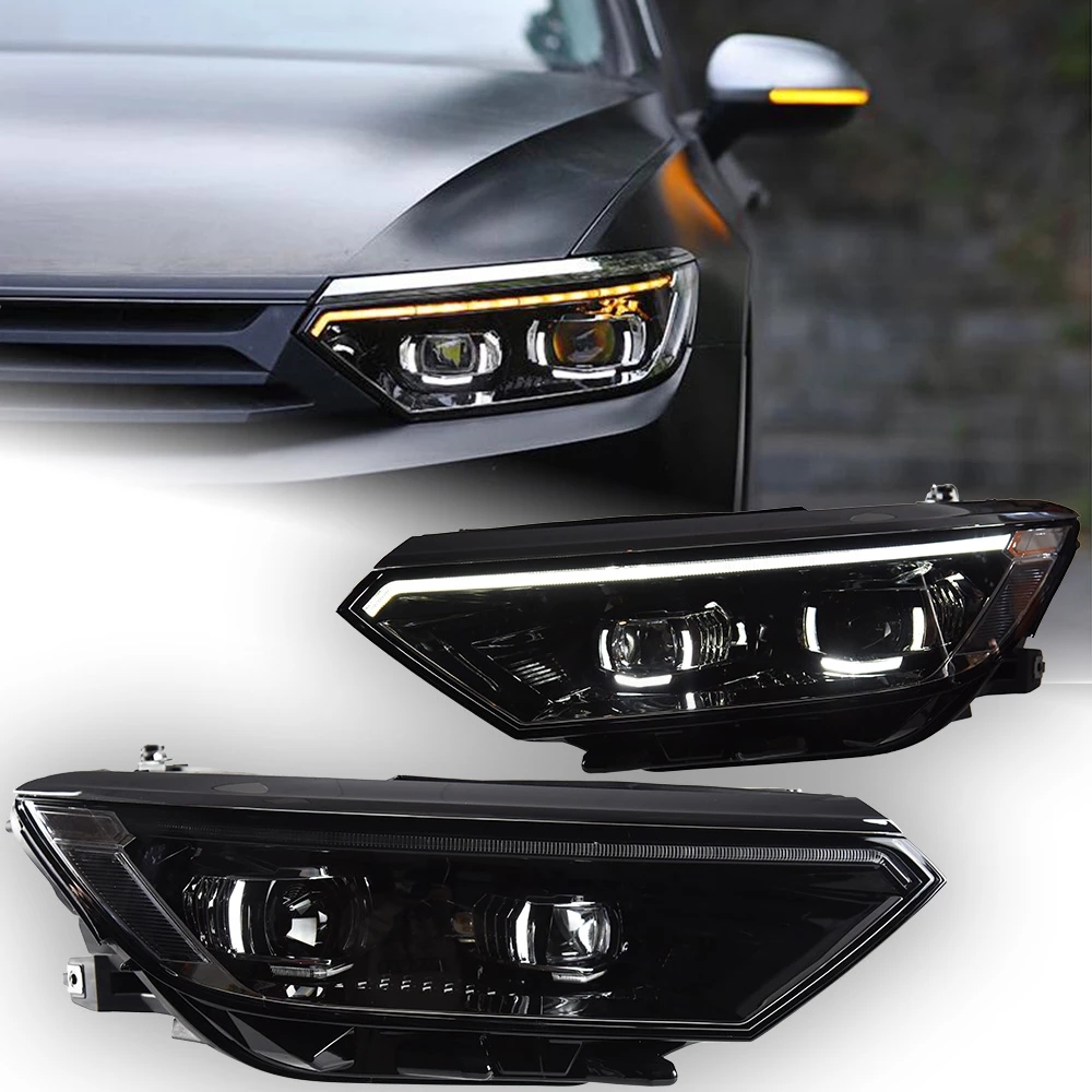 Car Styling Head Lamp for VW Passat B8 LED Headlight Projector Lens 20 15-20 19 Magotan Angel Eye Headlights DRL Automotive
