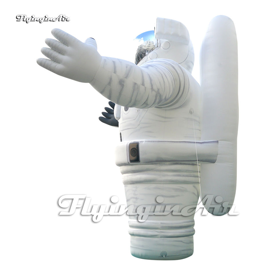 Large Half-length Inflatable Astronaut Model White Spaceman Balloon Artistic Air Blow Up Cosmonaut For Space Show