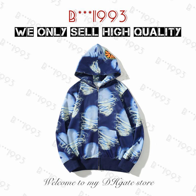 Designer High Quality Mens Hoodies Men Women Stylist Shark Full Zip Tie Dye Hoodie Jacket Color Grid Sta Camo Sweatshirt Fashion Lumino dDaE, No.13 
Designer High Quality Mens Hoodies Men Women Stylist Shark Full Zip Tie Dye Hoodie Jacket Color Grid Sta Camo Sweatshirt Fashion Lumino dDaE, No.13