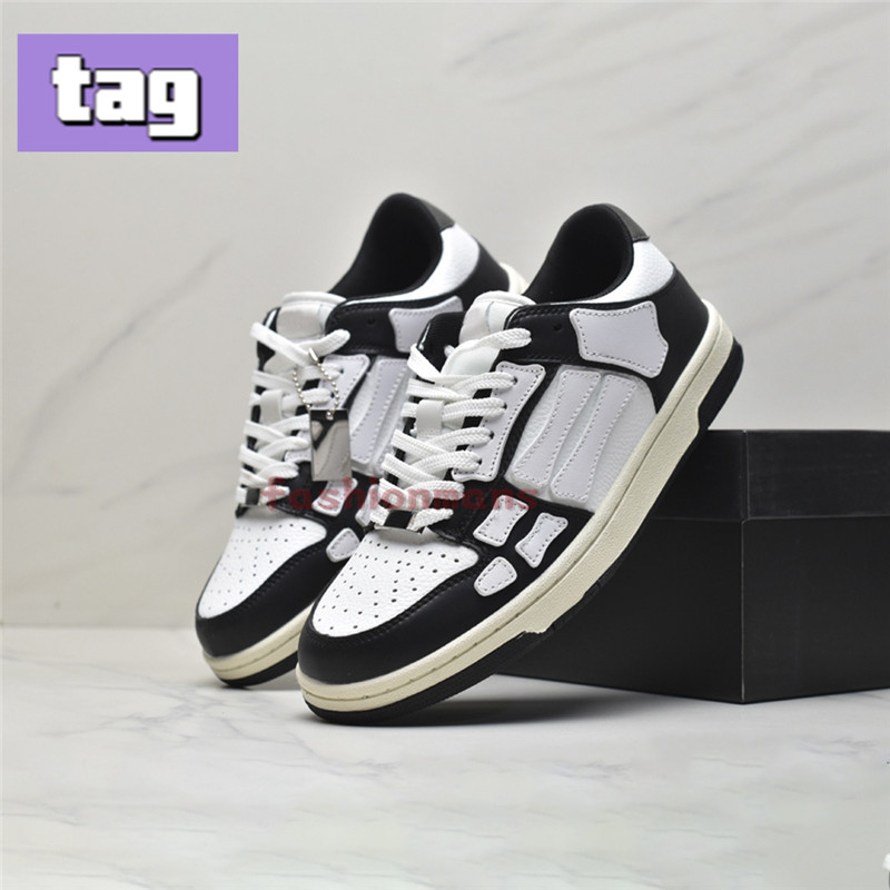 Fashion casual shoes Skel Top Low Genuine Leather sneaker white black lime grey pink khaki green luxury designer sneakers men women trainers US 6-11, 03 black white-1
Fashion casual shoes Skel Top Low Genuine Leather sneaker white black lime grey pink khaki green luxury designer sneakers men women trainers US 6-11, 03 black white-1