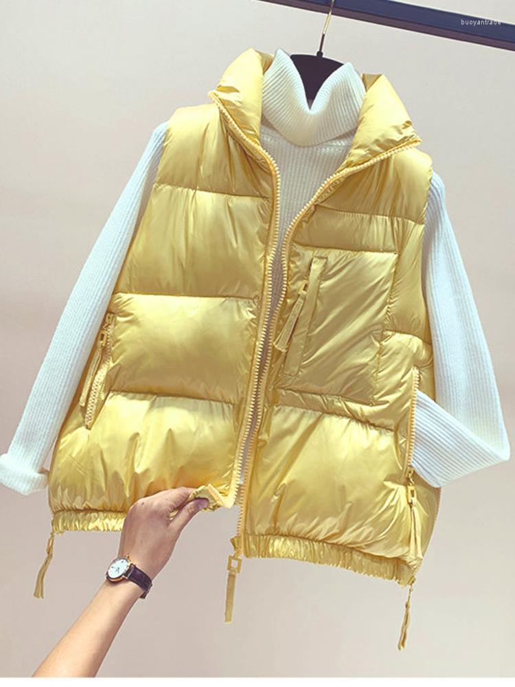 Women's Vests Women Winter Jacket Cotton Padded Female Autumn Sleeveless Outerwear Waistcoat, Beige
Women's Vests Women Winter Jacket Cotton Padded Female Autumn Sleeveless Outerwear Waistcoat, Beige