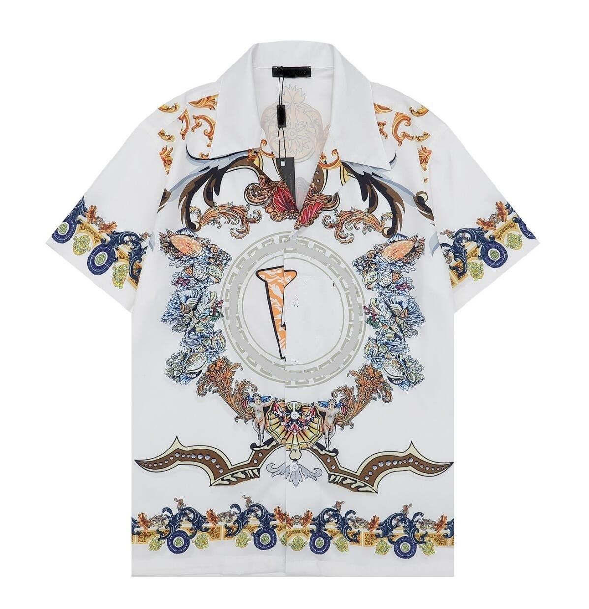 Men's and women's designer shirts loose fashion brand cotton casual shirt luxury summer new classic printed short sleeve shirt M-3XL, White
Men's and women's designer shirts loose fashion brand cotton casual shirt luxury summer new classic printed short sleeve shirt M-3XL, White